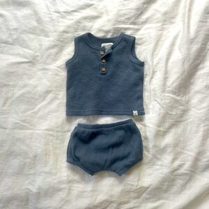 Organic baby boy summer set - little planet